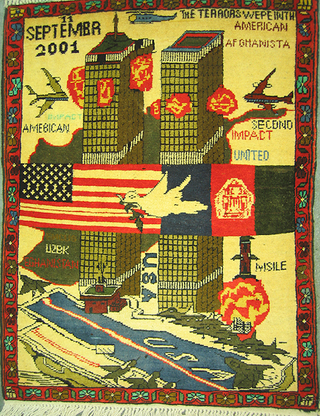 Illustration for article titled These Traditional-Style Afghani Rugs Were Inspired By Modern Warfare